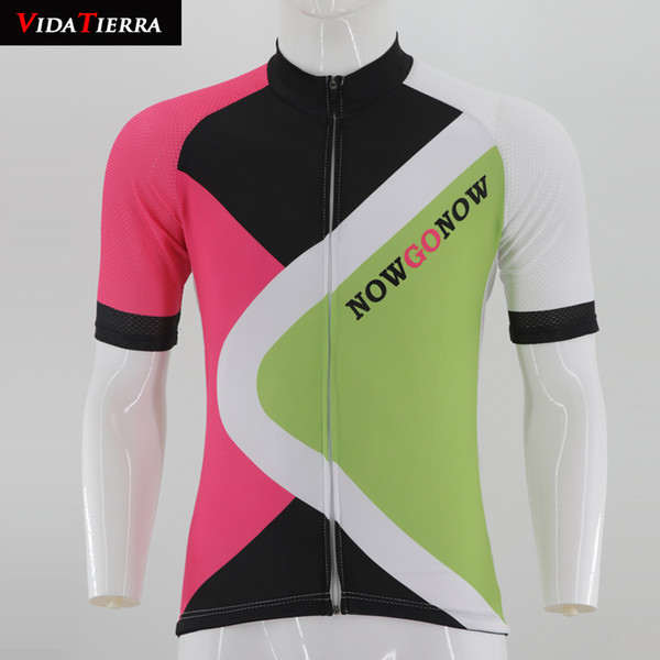 2019 VIDATIERRA man PINK green black cycling jersey pro racing team classic Outdoor sports short sleeve summer Colorful lucky can custom