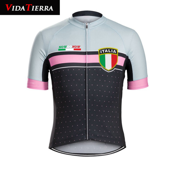 VIDATIERRA 2019 men cycling jersey Colorful Classical bike wear Italia national team downhill jersey pro racing team Summer cool winner