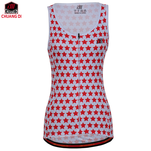 Women's Sleeveless Vest Jersey Shirt Blouse Tops Tees Zipper Elastic