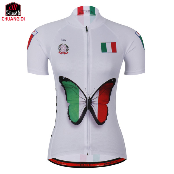 Italy Women's Club cycling Jerseys riding bike clothing MTB road bicycle wear short sleeve ropa Short Sleeve Shirt