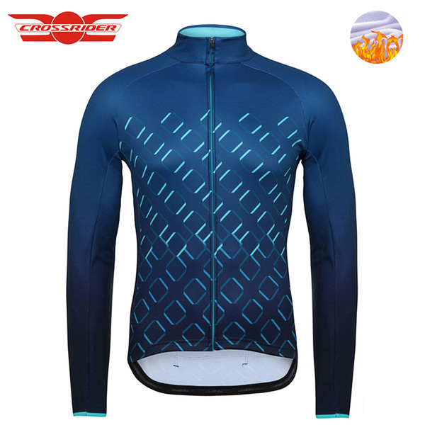 Men's Long Cycling Jersey Winter Thermal Fleece Bicycle Clothing Bicycle Clothing Bike Clothes bicycle Jersey maillot ciclismo hombre