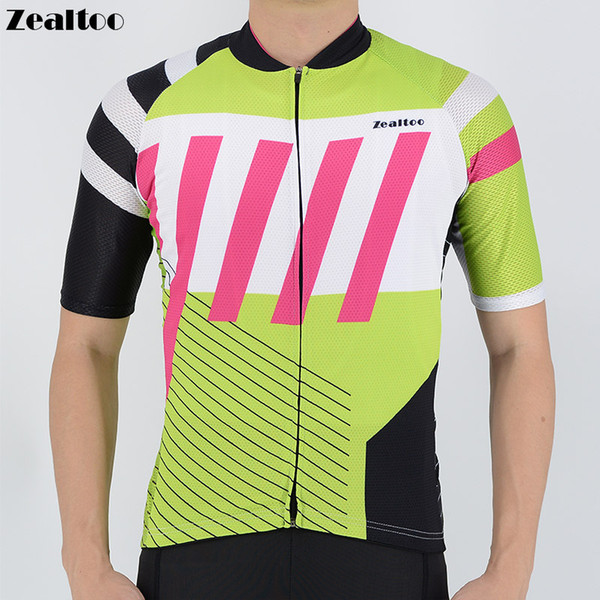 Zealtoo Cycling Jersey 2018 Short Sleeve Men Cycling Clothing Breathable mtb Bike Jersey Bicycle Clothes Ropa Maillot Ciclismo