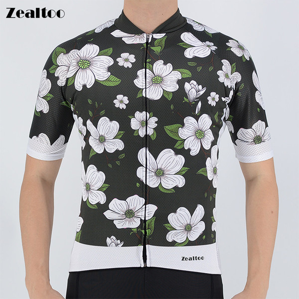 Zealtoo Cycling Jersey Tops Summer Racing Cycling Clothing Ropa Ciclismo Short Sleeve mtb Bike Jersey Shirt Maillot Ciclismo