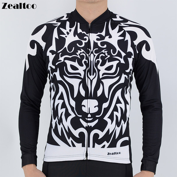 Zealtoo 2018 Autumn Roupa Ciclismo Team Cycling Jersey Spring Bike Bicycle Long Sleeves MTB Clothing Shirts Wear Bike Jersey