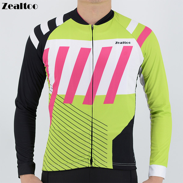 Zealtoo 2018 Men Roupa Ciclismo Team Pro Cycling Jersey Bike Bicycle Long Sleeves Mountain MTB Jersey Clothing Bike Shirts