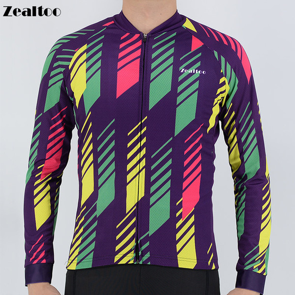 Zealtoo Long Sleeve Cycling Jersey MTB Bike Clothing Wear Spring Autumn Pro Bicycle Clothes Ropa De Ciclismo Cycling Clothing