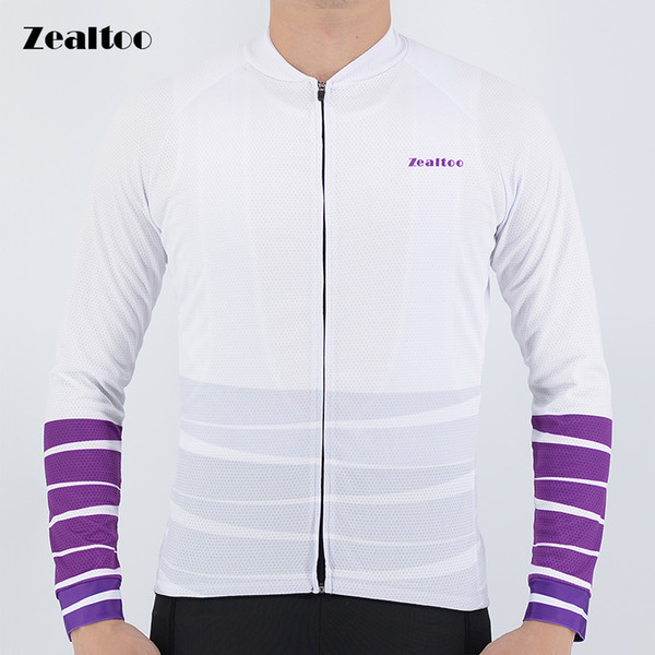 Zealtoo Outdoor Sports Cycling Jersey Summer Autumn Bike Clothing Bicycle Long Sleeves MTB Shirts Cycling Wear Quick Dry Jersey