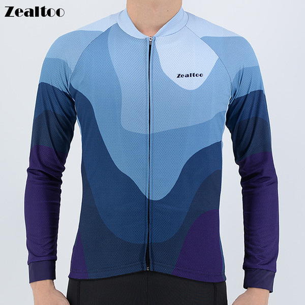 Zealtoo Pro Cycling Jerseys 2018 Long Sleeve Mountain Bike Clothing Wear Ropa Ciclismo Autumn Cycling Clothing for Men