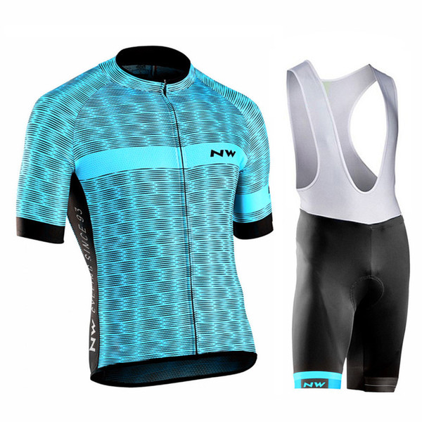 Northwave Nw 2019 Summer Cycling Jersey Short Sleeve Bib Shorts Set Men Mtb Bicycle Clothes Maillot Culotte Clothing Sportswear 120409y