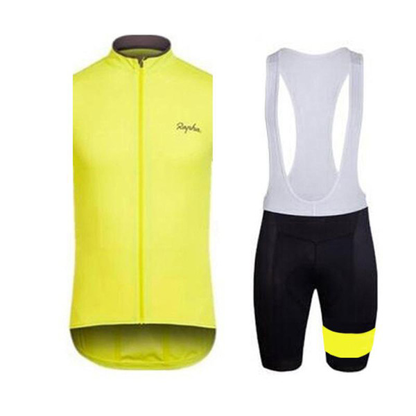 Rapha 2019 Summer Sleeveless Cycling Jersey Set Breathable Mtb Bicycle Clothing Pro Team Bike Jersey Maillot Ropa Ciclismo
