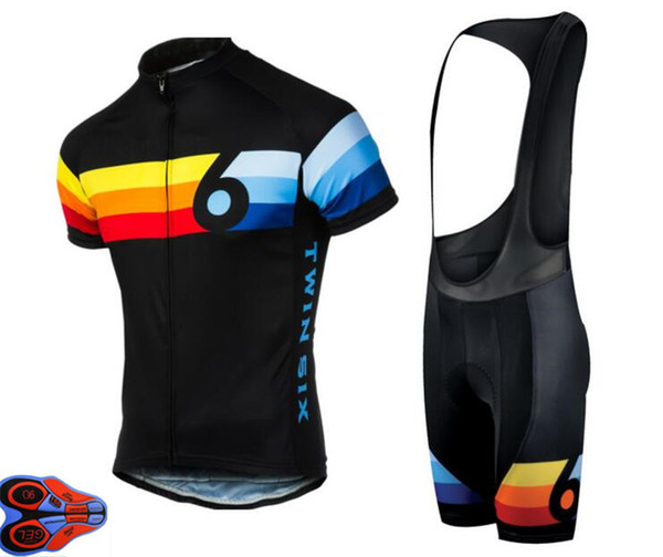 New 9d Gel Pad Pro Team Twin Six Race Cycling Jersey 6 Ropa Ciclismo Quick -Dry Sports Jersey Cycling Clothing Bicycle Sportswear