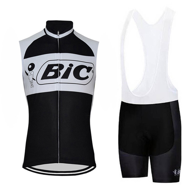 Bic 2019 Summer New Sleeveless Racing Bicycle Cycling Jersey Breathable Cycling Clothing Set Maillot Ropa Ciclismo Hombre