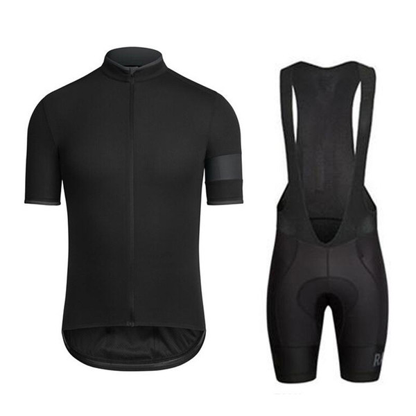 Rapha Team Cycling Short Sleeves Jersey Bib Shorts Sets Hot Sale Accept Customization Men Breathable Fast -Dry Bicycle Sets U32309