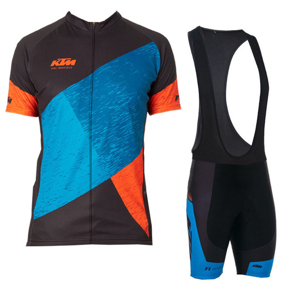 Ktm Team Cycling Short Sleeves Jersey Bib Shorts Sets 2018 The New Spring Autumn Quick Dry Breathable Bicycle Jersey Sets 91570x