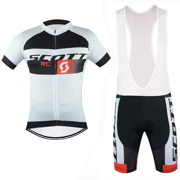 Scott Cycling Jersey Pro Team Short Sleeve Bicycle Clothing Bike Sportswear Men \\'S Breathable Quick Dry Summer Mens Cycling Clothing