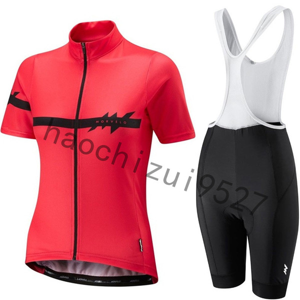 2019 Women Morvelo New Cycling Jersey Set Ropa Ciclismo Mujer Pro Mountain Bike Bicicleta Short Sleeve Summer Breathable Cycling Clothing