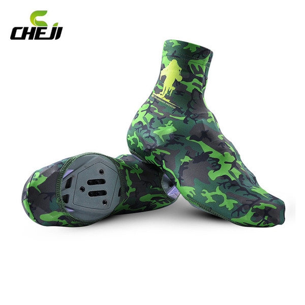 Wholesale Cheji New Bike Bicycle Shoe Covers Windproof Spring Summer Cycling Shoes Cover MTB Bike Overshoes Cycling Zippered