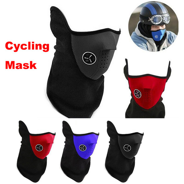 Outdoor Cycling Bike Mask Wholesale Motorcycle Windproof Ski Winter Warm Half Face Mask Bicycle Scarf CS Neck Warmers