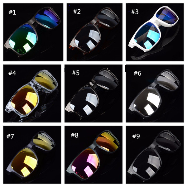 Sunglasses Summer newest style Only SUN glasses 13 colors men Bicycle Glass Nice Sports Dazzling colors glasses