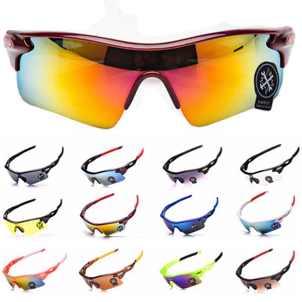 Summer Sunglasses Cycling Outdoor Sports Sunglasses Dazzle Color UV400 lens Sunglasses Beach Eyewear Sun Glasses 12 Colors