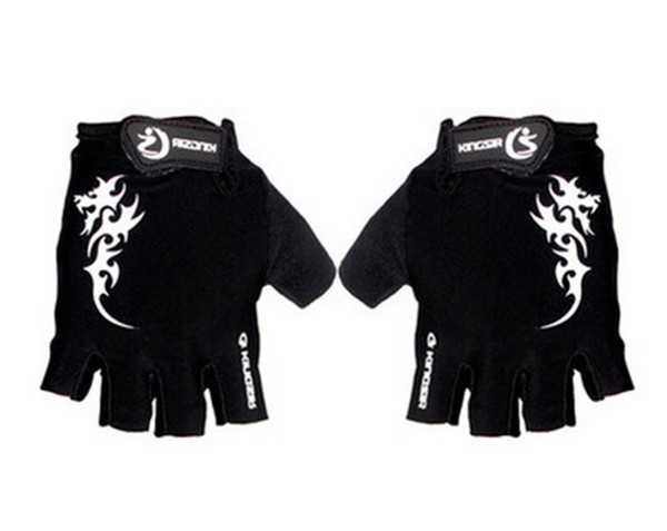 1 Pair Outdoor Sport Gloves Summer Cycling Bike Bicycle Riding Gym Fitness Half Finger Gloves Shockproof Mittens