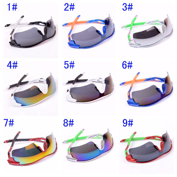 Sunglasses Summer newest style Only SUN glasses 9 colors Men Bicycle Glass Sports Dazzling colors Fashion glasses