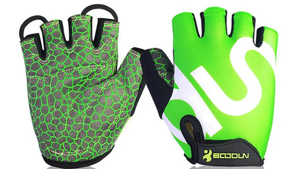 BOODUN Cycling Gloves with Shock-absorbing Foam Pad Breathable Half Finger Bicycle Riding Gloves Bike Glove