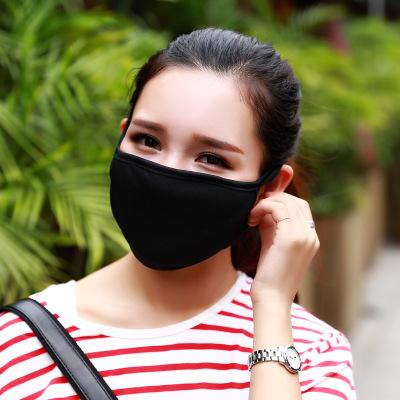 50pcs Anti-Dust Cotton Mouth Face Mask Unisex Man Woman Cycling Wearing Black Fashion High quality