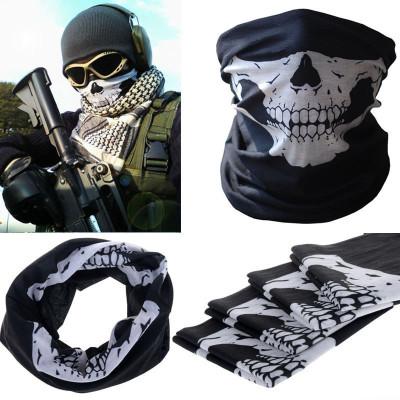 Wholesales Outdoor Seamless Versatile Magic Skull Scarf Face Mask Scarf Cycling Riding Masks Warm Neckerchief Halloween Costumes CG009