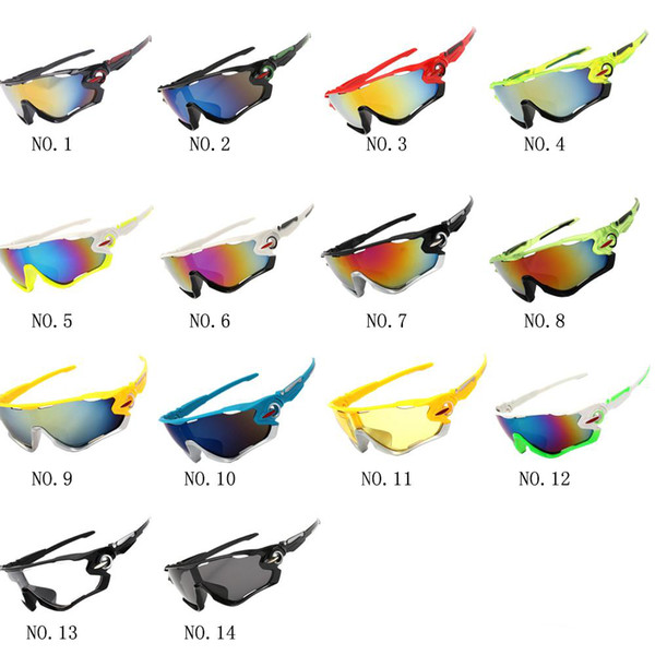 New UV400 Cycling Eyewear Bike Bicycle Sports Glasses Hiking Men Motorcycle Sunglasses Drop Shipping Are Available