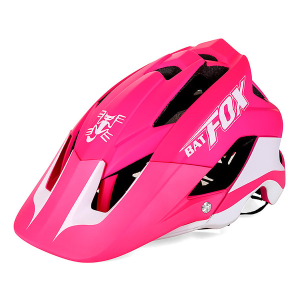 BATFOX 7 Colors Ultralight Cycling Helmet for Women Men Integrally-molded Road Mountain Bike MTB Riding Bicycle Helmets 56-62cm