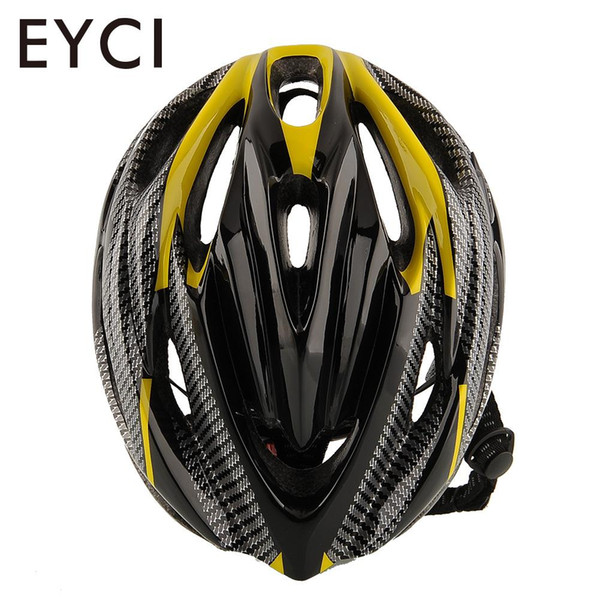 Cycling Mountain Bike Racing Yellow Helmet Unisex Adult Women Safety Carbon New