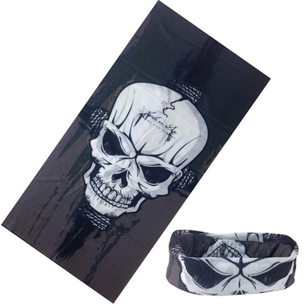 Bicycle Sport Skull Bandana Face Mask Neck Gaiter Muffler Ski Cap Tube Scarf Men Cycling Bike Outdoor Headwear