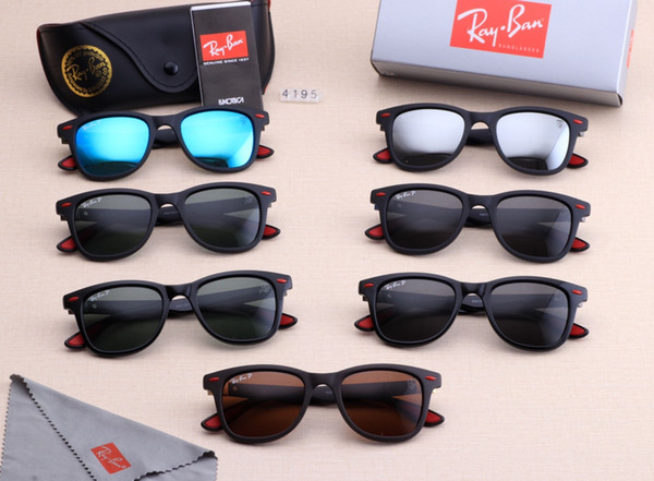 New driving Sunglasses for men women Classic Fashion Unisex UV400 design brand sunglasses sun glasses with free bag and box 4195