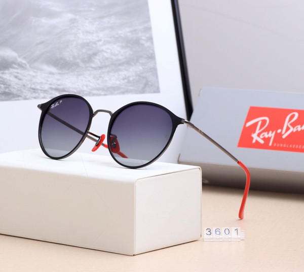 New driving Sunglasses for men women Classic Fashion design brand sunglasses black lover sun glasses with free box 3601