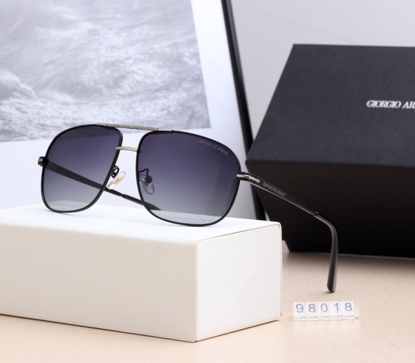 2019 New driving Sunglasses for men women Classic Fashion design brand sunglasses black lover sun glasses with free box 98018-01