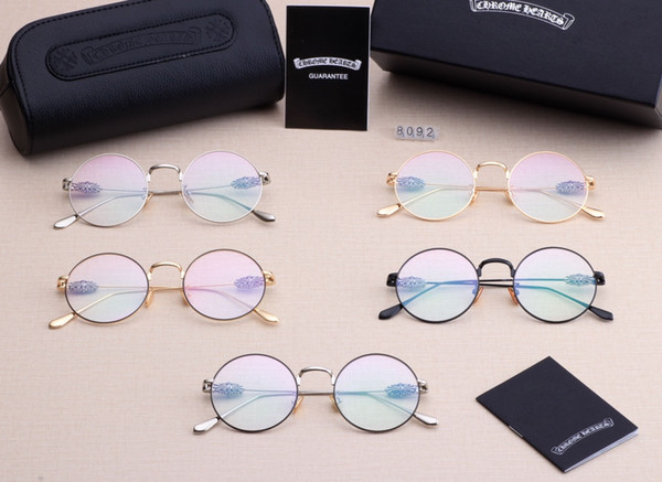 New driving Sunglasses for men women Classic Fashion Unisex UV400 design brand sunglasses sun glasses with free box 8092