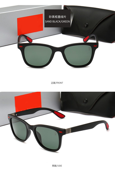 New driving Sunglasses for men women Classic Fashion design brand sunglasses plank glasses black sun glasses with free box 4195-02