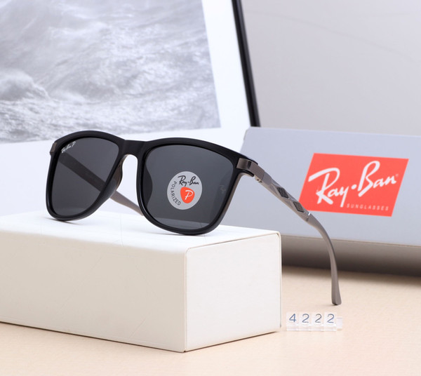 New driving Sunglasses for men women Classic Fashion design brand sunglasses black lover sun glasses with free box 4222-01