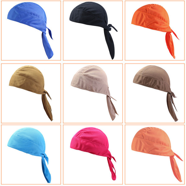 Moisture Wicking cycling head wraps Breathable Beanie Hip Hop Head Scarves Caps Face Wrap Bandana Cycling Motorcycle Sports Pirate Scarf Ha