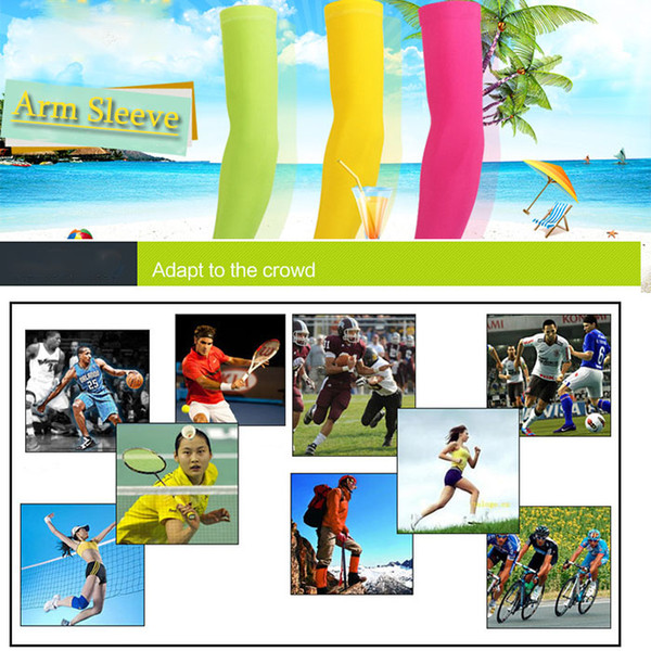 football retail solid color pairs cycling sleeve baseball Outdoor Sport Stretch Arm Sleeve Extended armband cycling compression sleeve