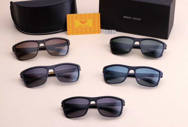 New driving Sunglasses for women men Classic Fashion Unisex UV400 design brand sunglasses sun glasses with free box 0993