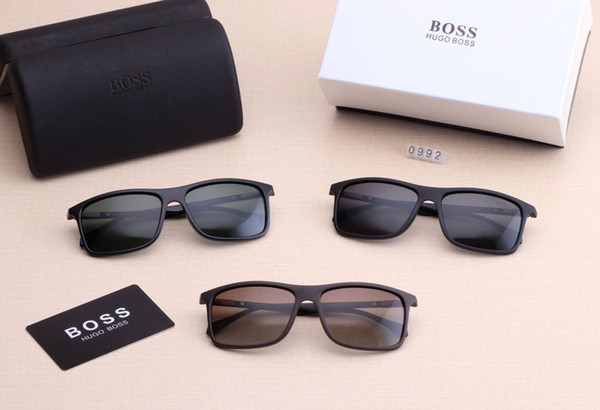 New driving Sunglasses for women men Classic Fashion Unisex UV400 design brand sunglasses sun glasses with free box 0992