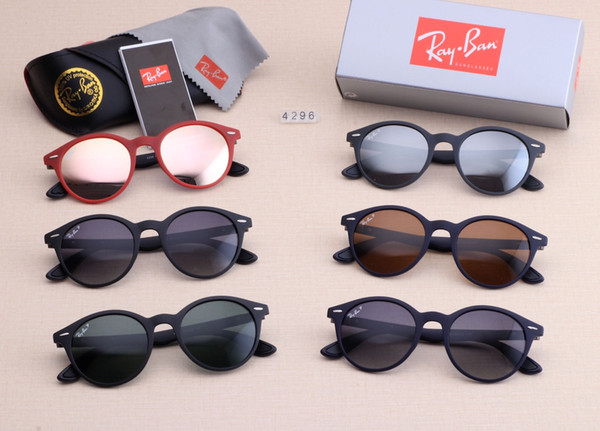 New driving Sunglasses for men women Classic Fashion Unisex UV400 design brand sunglasses sun glasses with free bag and box 4296