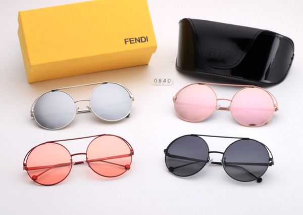 New driving Sunglasses for men women Classic Fashion Unisex UV400 design brand sunglasses sun glasses with free box 0840