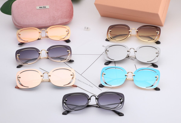 New driving Sunglasses for men women Classic Fashion Unisex UV400 design brand sunglasses sun glasses with free box 58