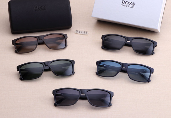 New driving Sunglasses for men Classic Fashion Unisex UV400 design brand sunglasses sun glasses with free box 04415