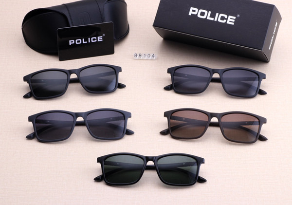 New driving Sunglasses for men Classic Fashion Unisex UV400 design brand sunglasses sun glasses with free box 88104