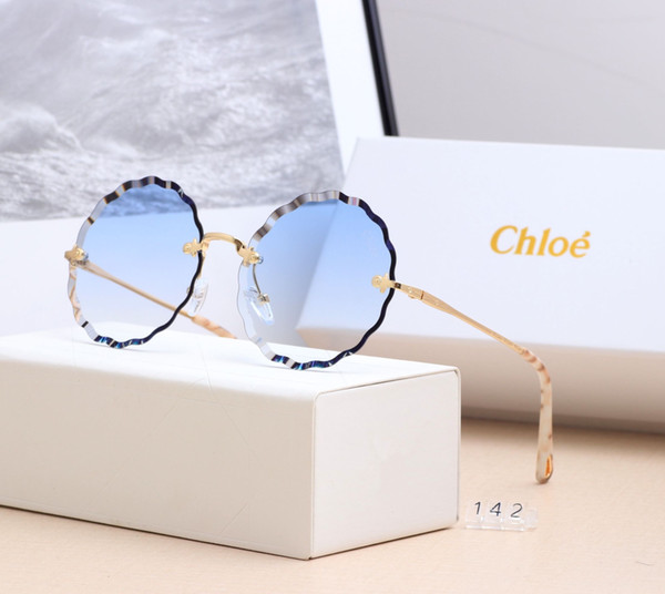 New driving Sunglasses for men women Classic Fashion design brand sunglasses black lover sun glasses with free box 142-01