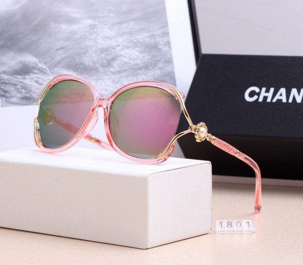 New driving Sunglasses for men women Classic Fashion Unisex UV400 design brand sunglasses sun glasses with free box 1801-01